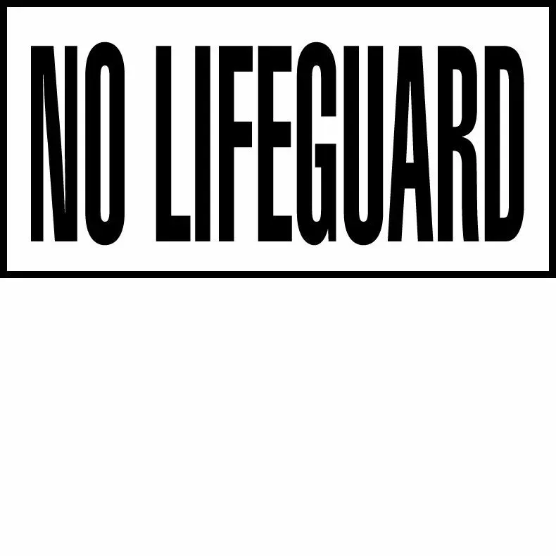 Inlays C621709 Non-Skid Ceramic Message Info Tile, No Lifeguard