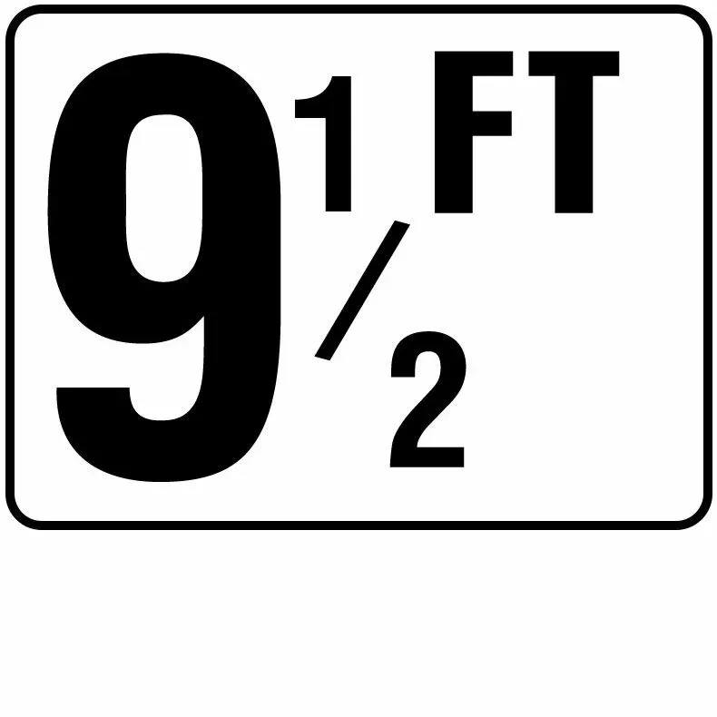 Inlays Foot Series Plastic Stick-on Info Tile, 9-1/2 FT