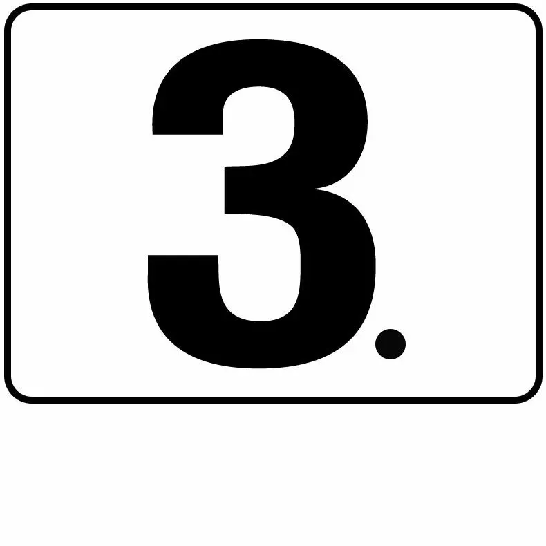Inlays P412510 Metric Series Plastic Stick-on Info Tile, 1. M