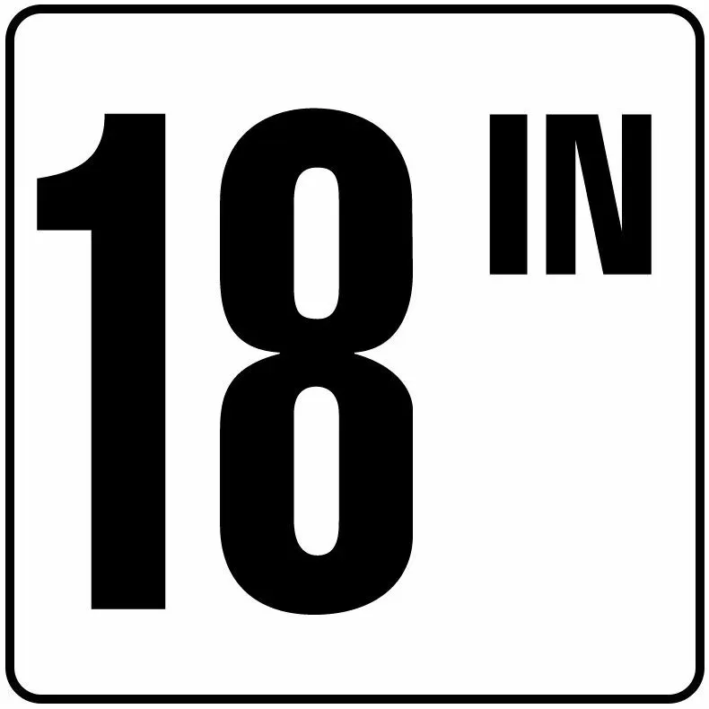 Inlays V620518 Inch Series Stick-on Vinyl Info Tile, 18 IN