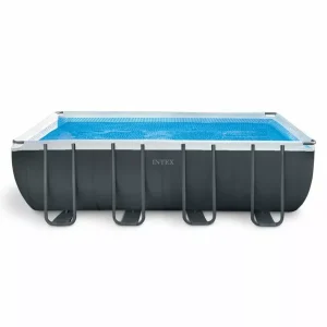 Intex Rectangle Ultra XTR Frame Pool Set with Sand Filter Pump, 18×9 ft x 52 in