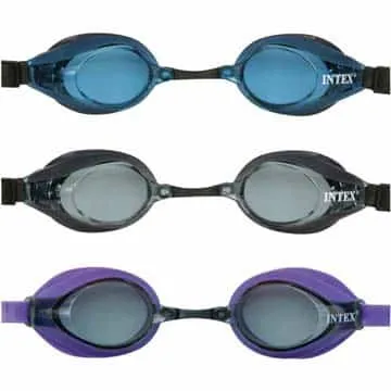 Intex Silcone Sport Racing Goggles – Assorted Colors