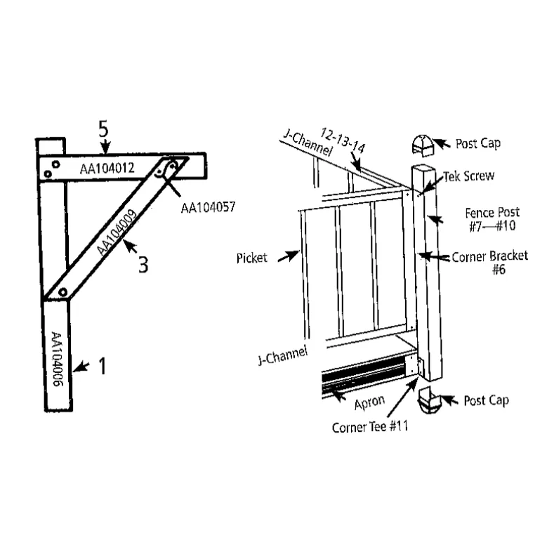 Kayak Pools Replacement Aluminum Parts