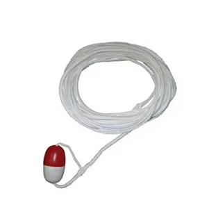 Kemp 60′ Throw Rope With Float And Ring Buoy Holder