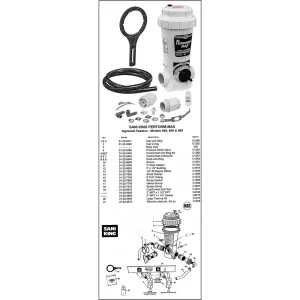 King Technology #01-05-0960 Perform-Max 960 In-Ground Chemical Feeder (Off-Line)