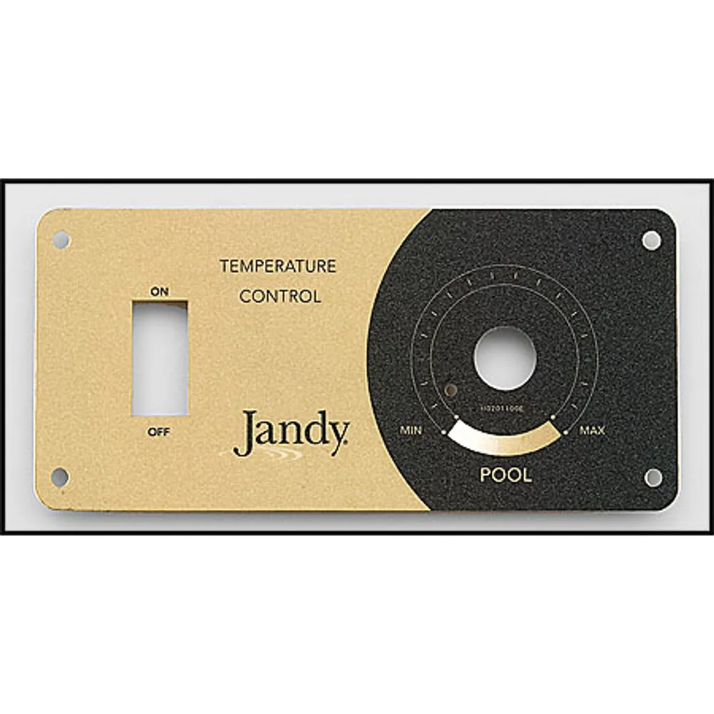 LAARS H0201100 TEMPERATURE CONTROL LABEL