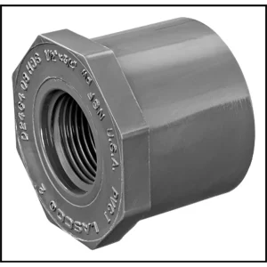 Lasco 1 1/2″ X 3/4″ Bushing SCH 80 Slip X FPT (#838-210)