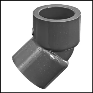 Lasco 1″ 45 Degree Elbow Pipe Fitting SCH 80 Slip (#817-010)