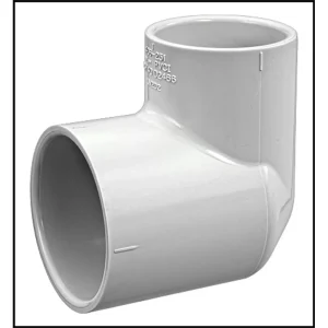 Lasco 2″ X 1 1/2″ 90 Degree Reducing Elbow PVC Slip X Slip (#406-251)