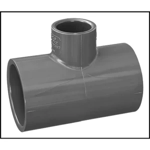 Lasco 2″ X 2″ X 1″ Red Tee Socket SCH 80 Slip (#801-249)