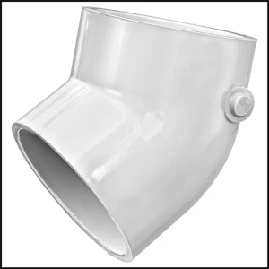 Lasco 5″ X 5″ 45 Degree Elbow PVC Slip X Slip (#417-050)