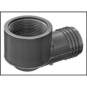 Lasco PVC #1407-015 – Elbow Comb Insert x Female Pipe Thread 1-1/2″ 90 Degrees