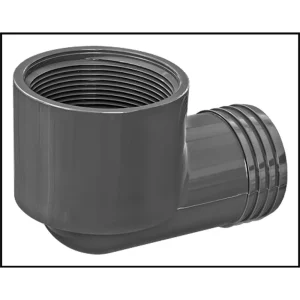 Lasco PVC #1407-020 – Elbow Comb Insert x Female Pipe Thread 2″ 90 Degrees