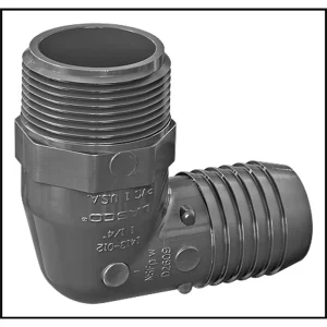 LASCO PVC #1413-012 – ELBOW COMB INSERT X MALE PIPE THREAD 1-1/4″ 90 DEGREES