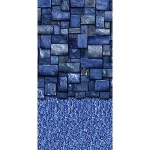 Latham 21′ Round Blue Slate 52″ Unibead 20GA Liner