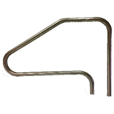 Maple 8″ Bend Return To Deck Marine Grade Handrail – Stainless Steel