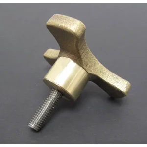 Martin 500 Series Tee Handle Brass W/S.S. Stud V40-575