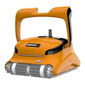 Maytronics Dolphin Wave 80 Commercial Robotic Pool Cleaner with Caddy