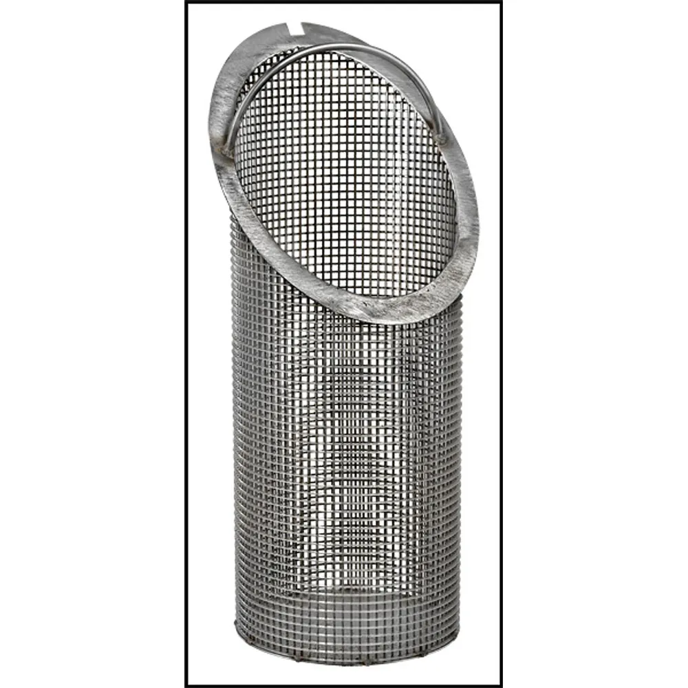 Mer-Made Filter Of SC Stainless Steel Basket For 6″ Fiberglass Strainers “FO” Series (#6-ANG-SS)