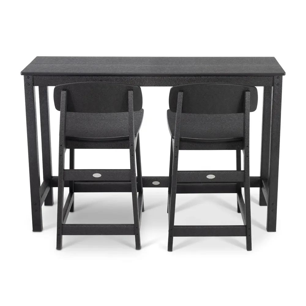 Modern Studio 3 Piece Counter Height Console Set