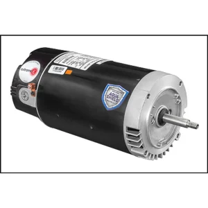 NIDEC PUMP MOTOR # ASB796 – THREADED SHAFT 1-1/2HP US MOTOR 115/230V FULL RATE