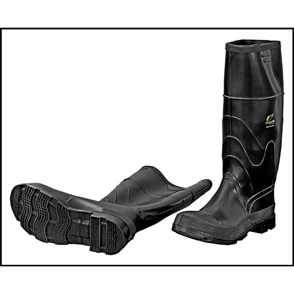 Onguard Industries Size 12 Majesty 16 Black Rubber Knee Boots (#86605-12)