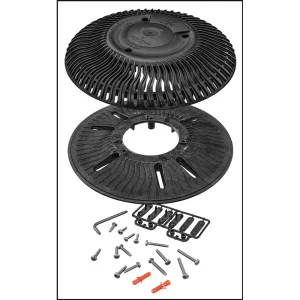 Paramount Black SDX Retro Hi-Flow Safety Drain Cover (#004-192-2214-03)