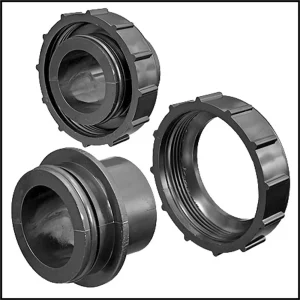 Pentair 1 1/2″ X 2″ Black Bulkhead Union Set (#270004)