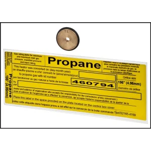 Pentair Gas Orifice Kit 175K Nat For Matser Temp Heater (#460794)
