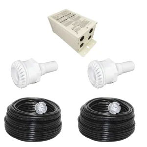 Pentair GloBrite 620052 2 Led Combo Kit 100′ Cord Fiberglass Pools