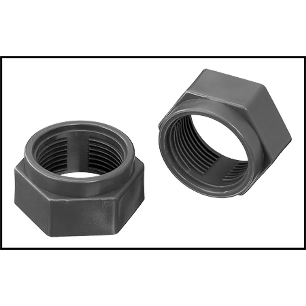 Pentair Gray Mender Nuts For Letro Legend Platinum. (2 Pack). (#LLD15PM)