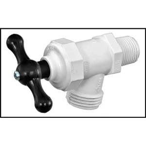 Pentair Hose Bib With T Handle And 1/2″ PVC MPT For High Capacity Feeder (#R175009)