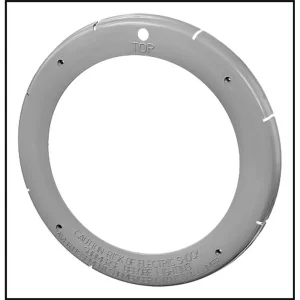 Pentair Large Grey Pool Light Face Ring (#79212165)