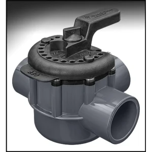 Pentair/PacFab 2″ X 1-1/2″ PVC 3 Way Valve (#263037)