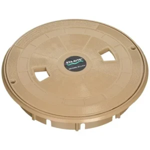 Pentair Sta-Rite U-3 Skimmer Lid with Ring Tan| 08650-0159