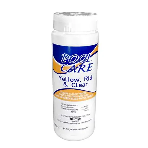 Pool Care Yellow Rid and Clear 2lbs