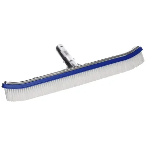 Pool Style Classic Series 18″ Metal Back Brush, Poly Bristles PS200