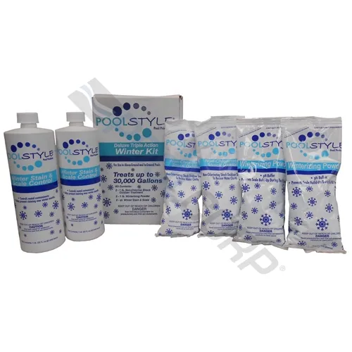 Poolstyle Winterizing Kit Treats 30K gals Deluxe Triple Action