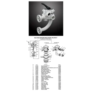 PRAHER 2″ MULT VALVE KIT FOR PAC FAB TRITON FILTER
