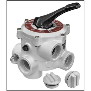 PRAHER #SM-10-AO MULTIPORT VALVE 1-1/2″ ALL PORTS OPEN FIP (WHITE)