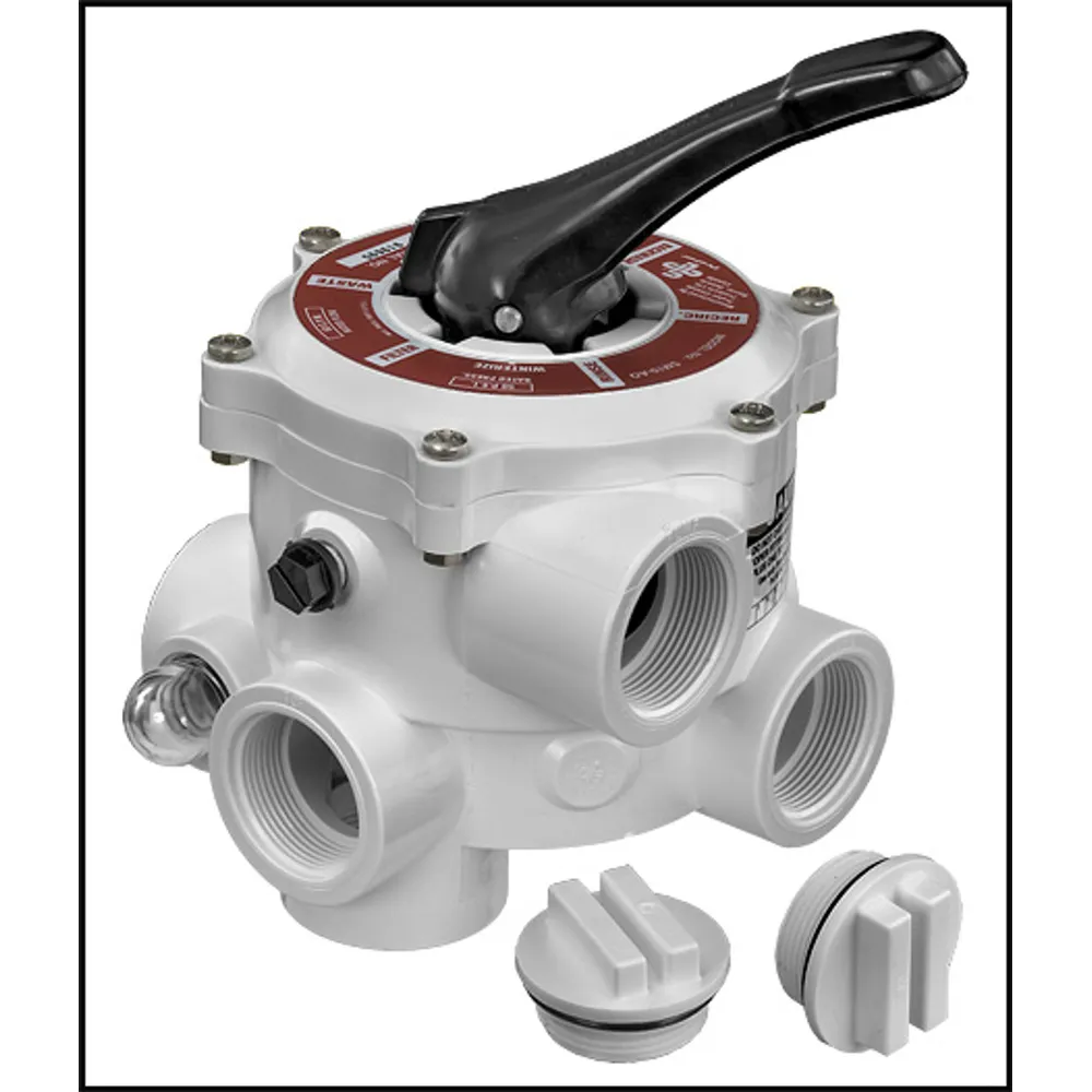 PRAHER #SM-10-AO MULTIPORT VALVE 1-1/2″ ALL PORTS OPEN FIP (WHITE)