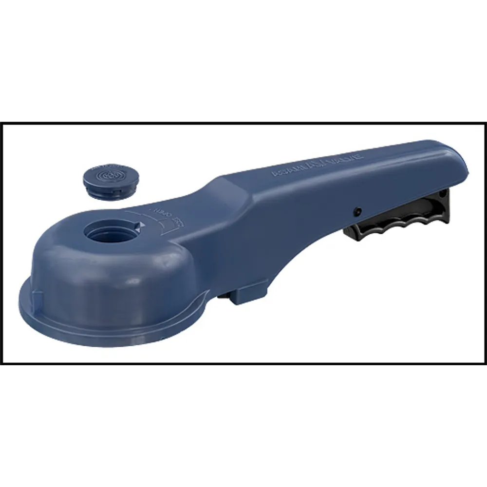 R.A.Munder Co. Inc. Blue 6″ Plastic New Style Replacement Handle For PVC Wafer Valve (#1764061)