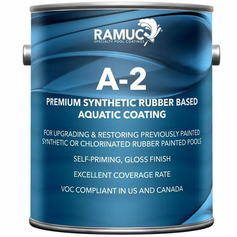 Ramuc Type A-2 Synthetic Rubber Based Coating 1 Gallon, White