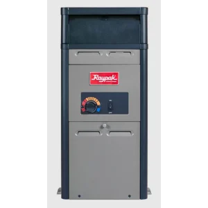 RayPak Above Ground Analog Pool & Spa Heater, 105k BTU, Propane (LP), Copper HEx, 0-2k FT, 014781, P