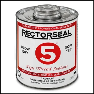 RECTORSEAL #25431 – 5 SLOW DRY PIPE THREAD SEALANT QUART
