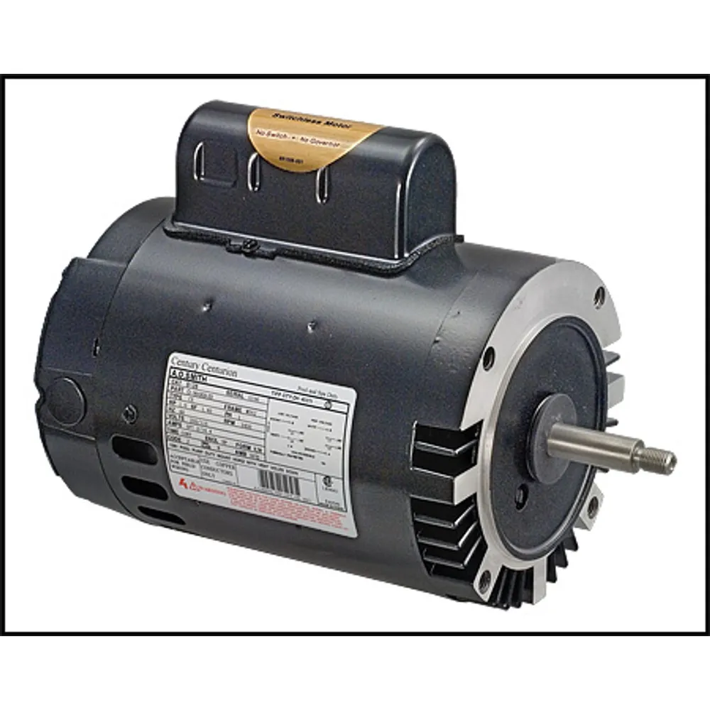 Regal Beloit/A.O. Smith 1HP 115/230V Threaded Shaft Magnetek Motor (#B128)