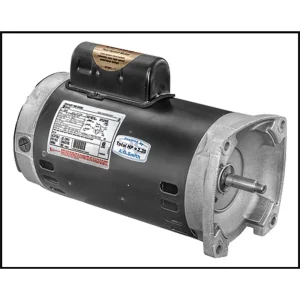 REGAL BELOIT PUMP MOTOR #B985 – FLANGED 2HP 2-SPEED UP-RATE MAGNETEK 230V