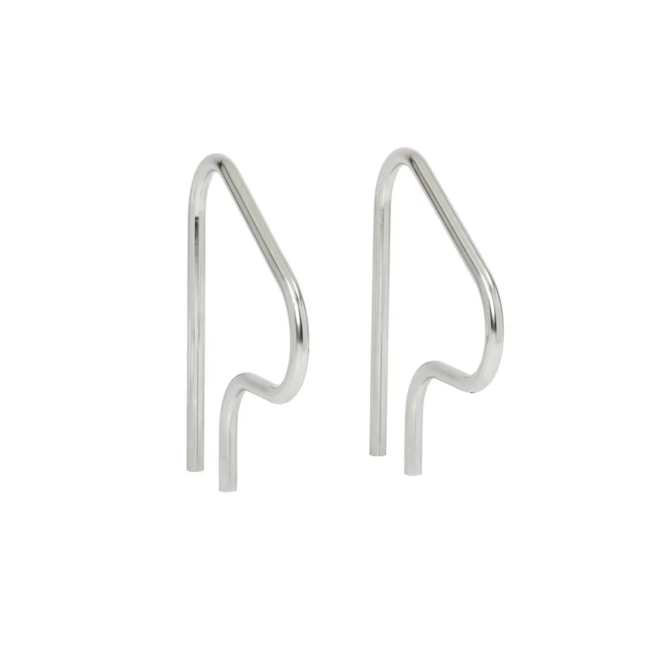 S.R. Smith 26-Inch Dual Figure 4 Swimming Pool Handrails – Stainless Steel – Pair of Rails