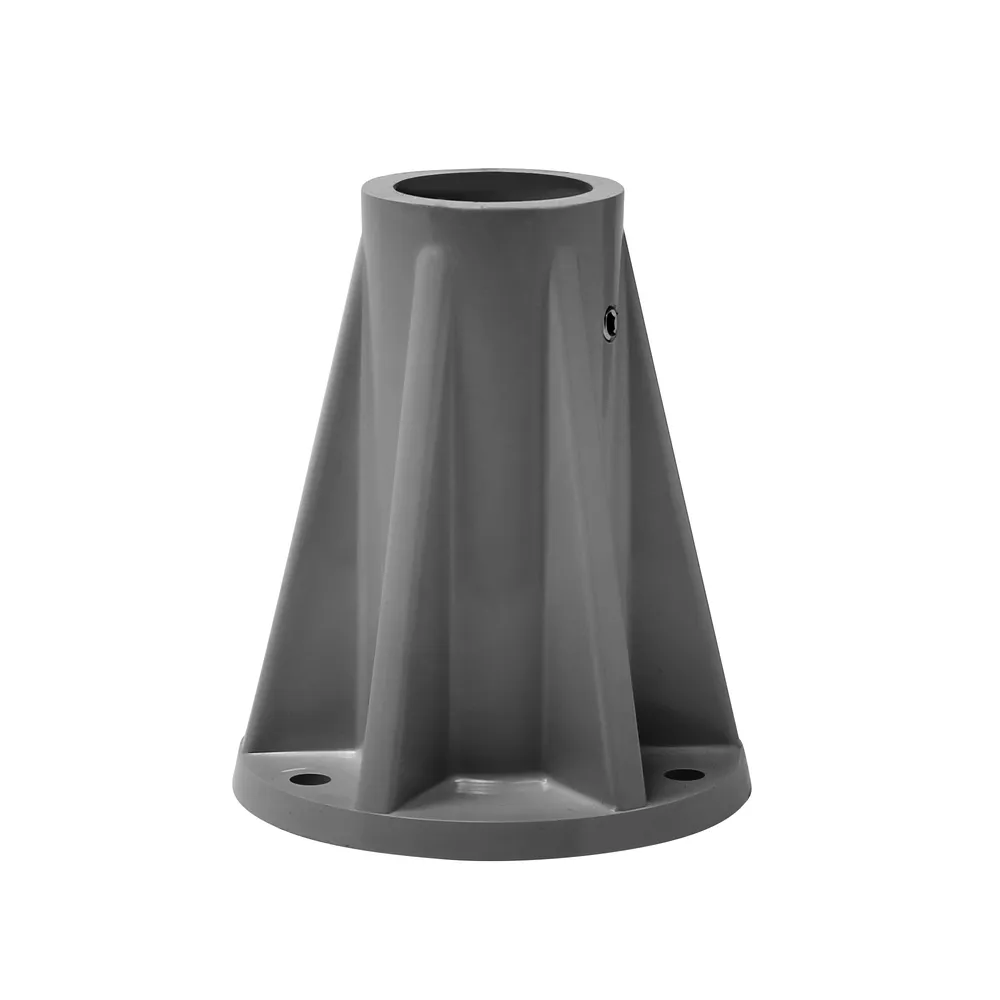 Saftron 6″ Deck Mount Flange – Graphite Gray
