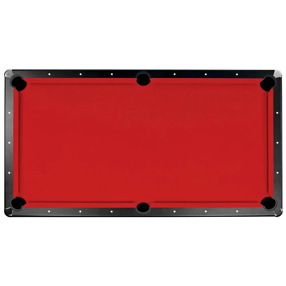 Saturn II Billiard Cloth Pool Table Felt – 7-ft – Red